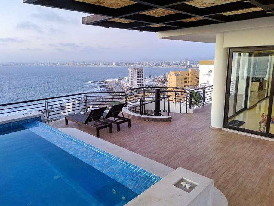 Lujoso Penthouse con alberca privada para 15 personas en Mazatlán, Sin. Mazatlán