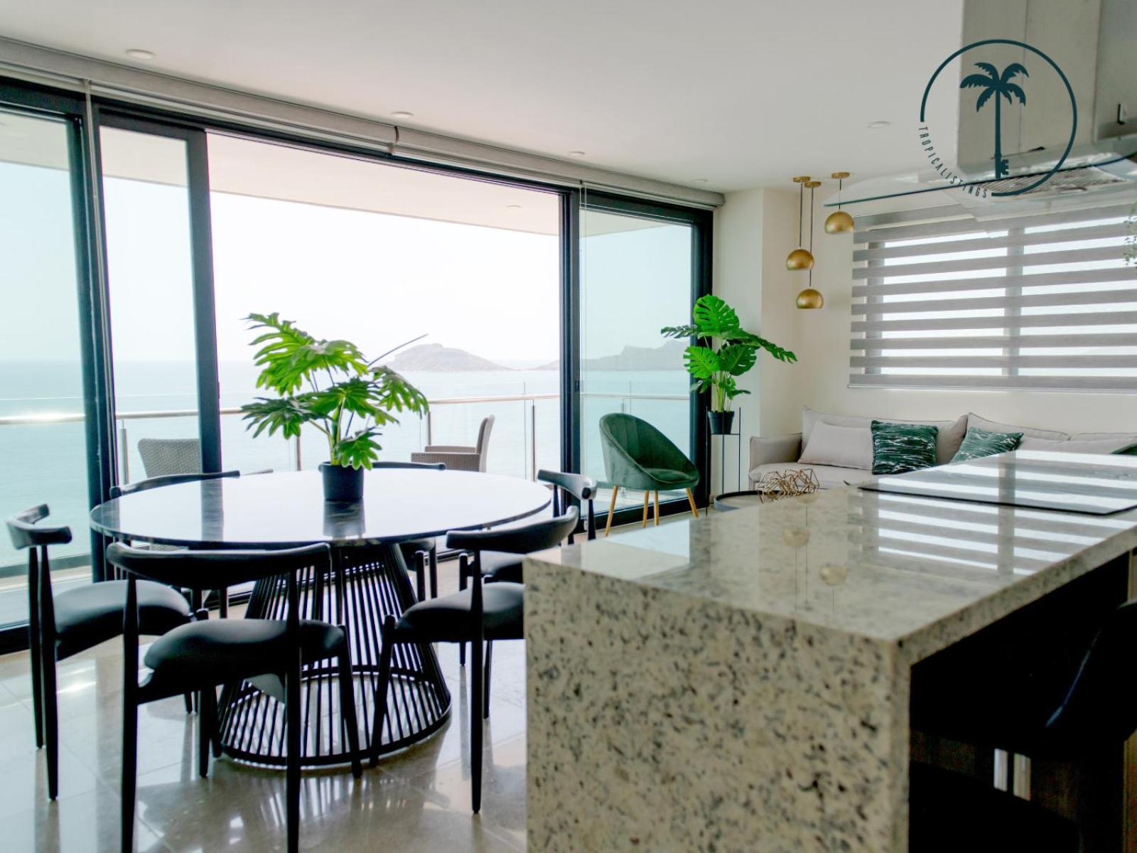 Apartamento Moderno Con Vista Al Mar!