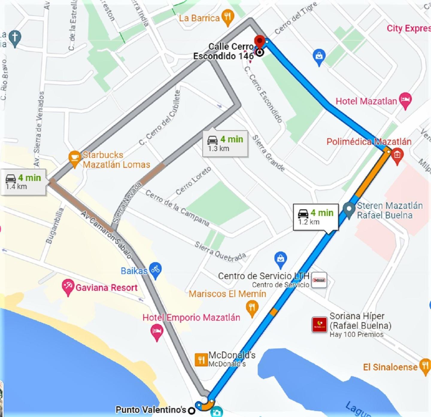 Depto De 2 Recamaras A 800 Metros Del Malecon De *