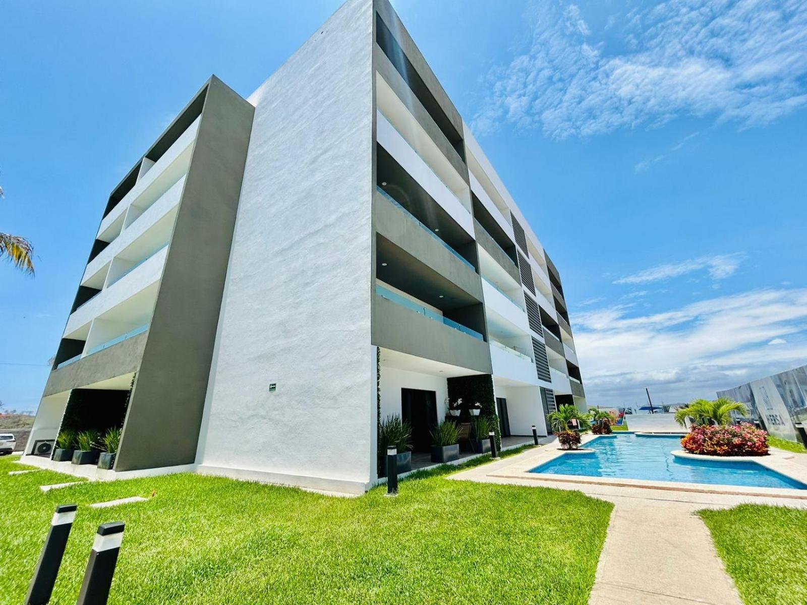 Moderno Con Alberca Cerca De La Playa By G P S Rentas Apartamento *