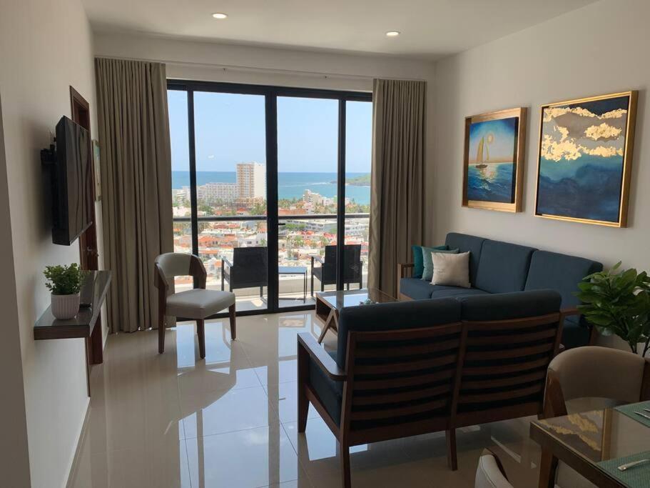 Departamento Moderno Con Vista Al Mar Apartamento Mazatlán