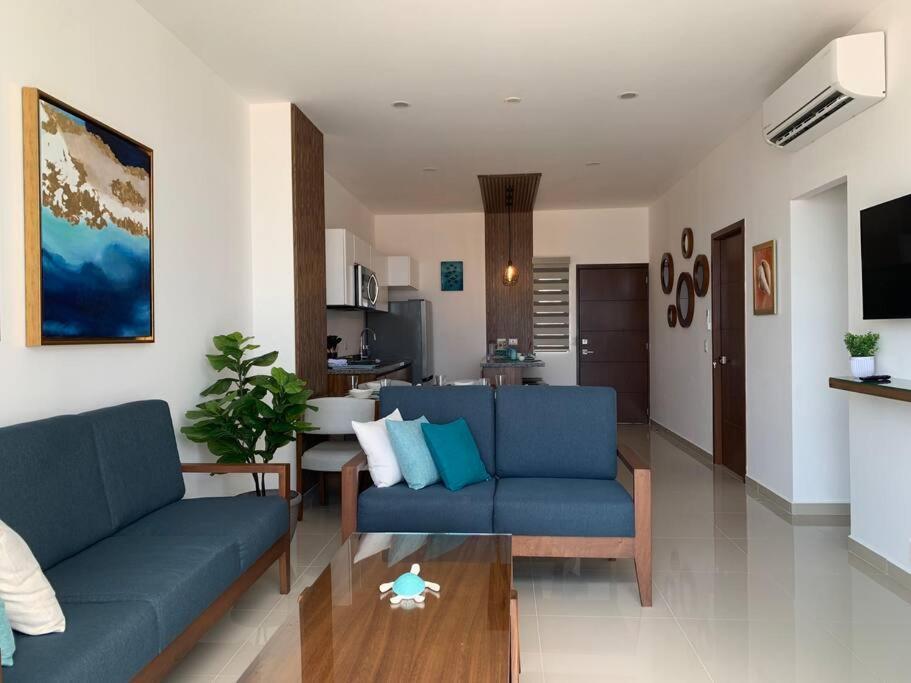 Apartamento Departamento Moderno Con Vista Al Mar