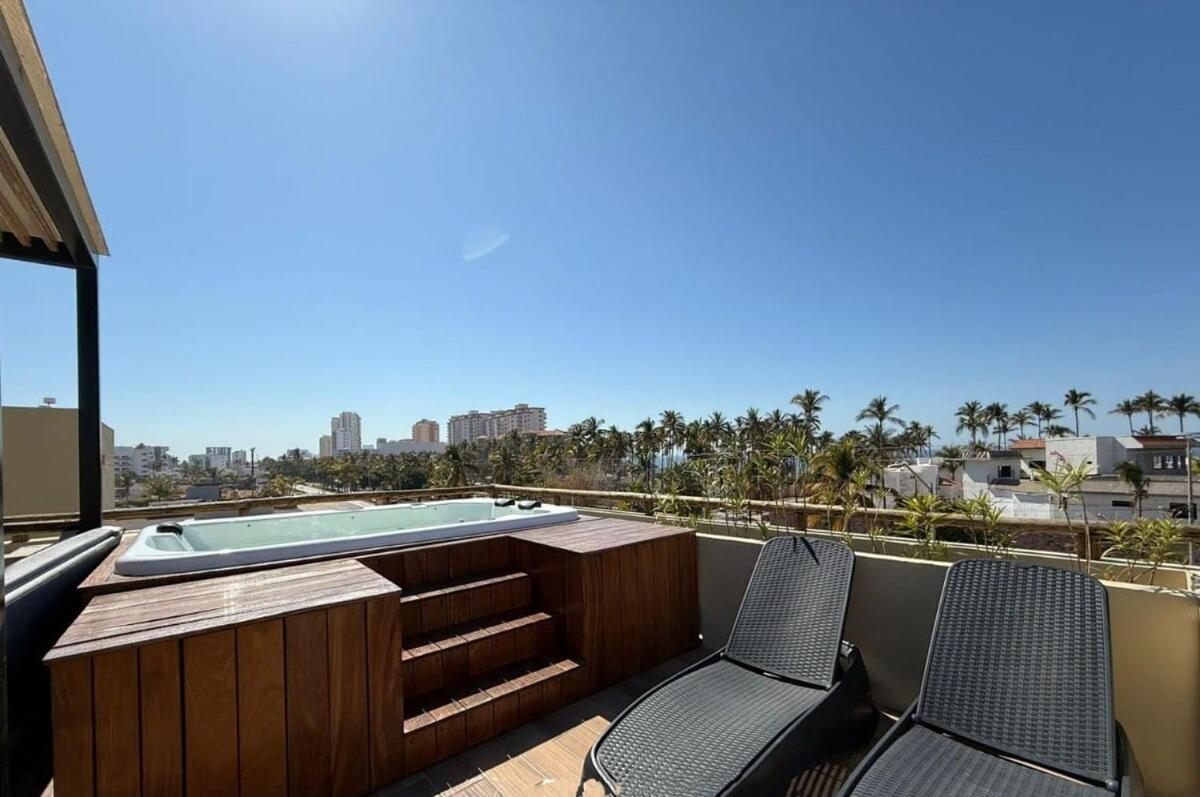 Apartamento Nuevo Departamento Con Acceso Frente A La Playa, Jacuzzi Y Alberca Climatizada