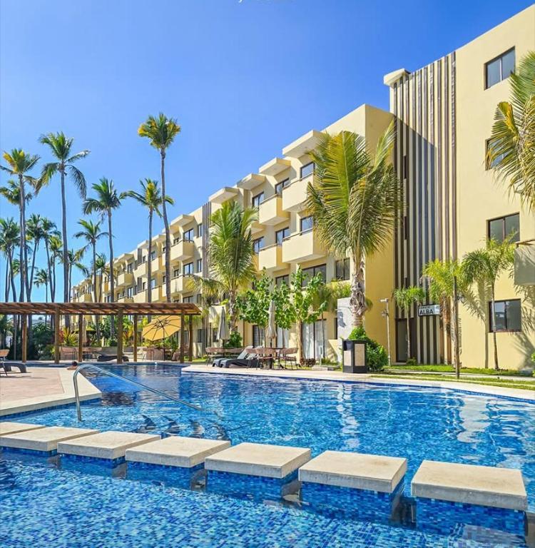 Nuevo Departamento Con Acceso Frente A La Playa, Jacuzzi Y Alberca Climatizada Apartamento