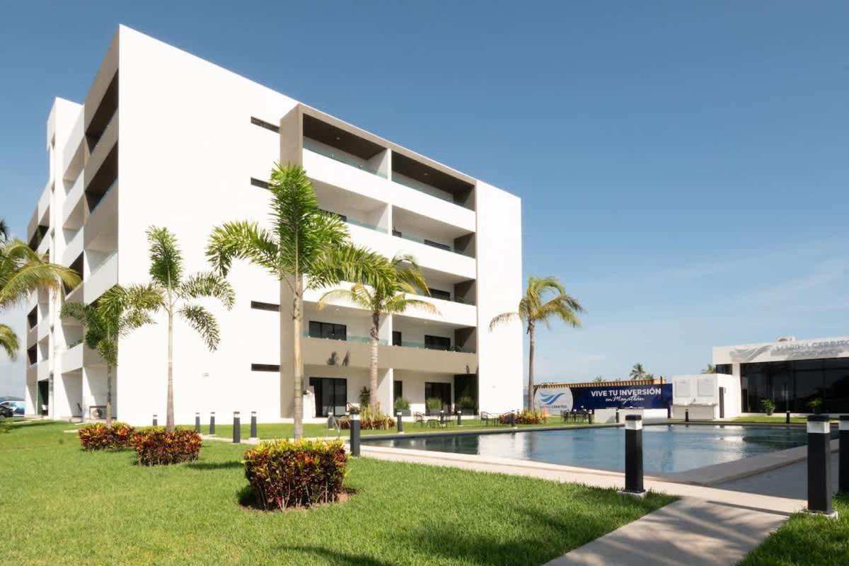 Depa Con Alberca A 5min De Playa Cerritos - Marina C 510 Apartamento