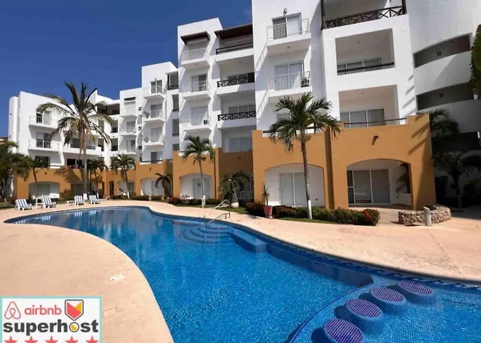 Marina Gardens Villas Nuevo Mazatlán 2 Habitaciones Con Alberca