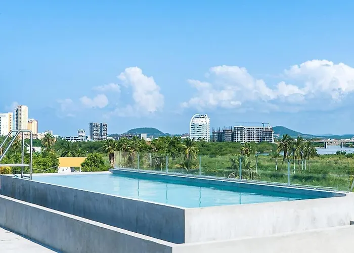 Loft En Roof Al Lado De Alberca - Nerea 402