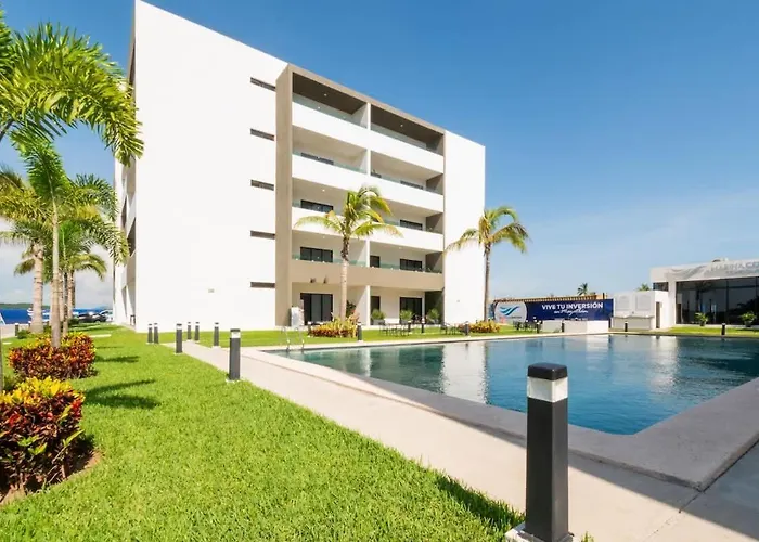 Depa Privado Con Alberca De Olas - Marina C 408