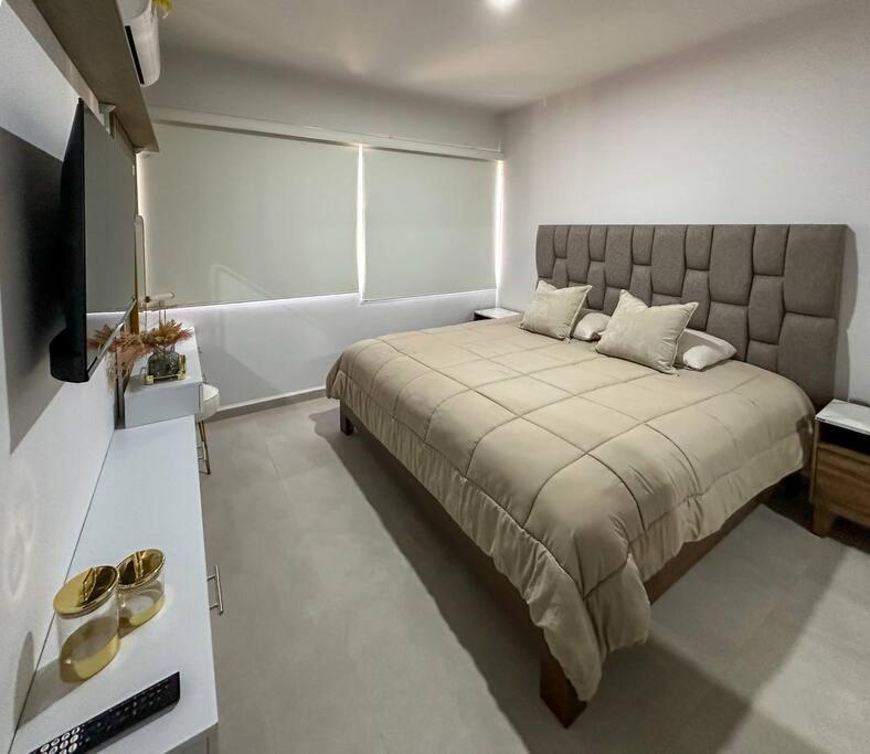 Apartamento Bluu Lagoon 508-depa De Lujo Con Playa Privada *