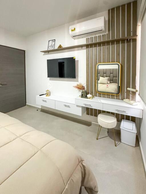 Apartamento Bluu Lagoon 508-depa De Lujo Con Playa Privada