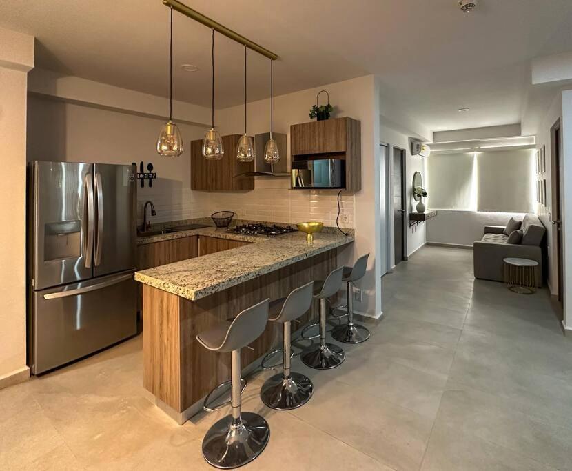 Bluu Lagoon 508-depa De Lujo Con Playa Privada Mazatlán