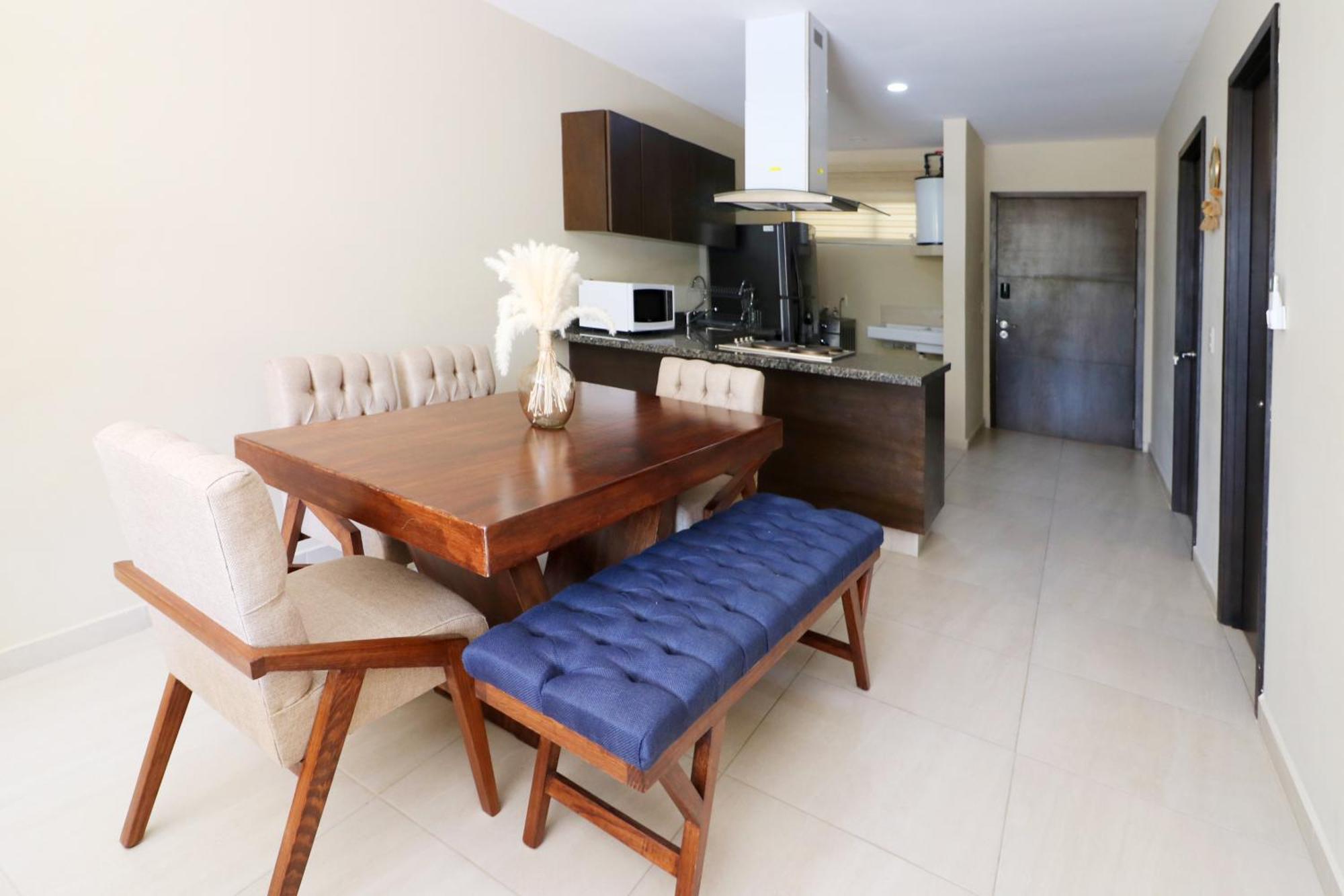 Apartamento Departamento Con Terraza Privada Y Alberca A 1 Cuadra Del Malecon - Flamingo 102