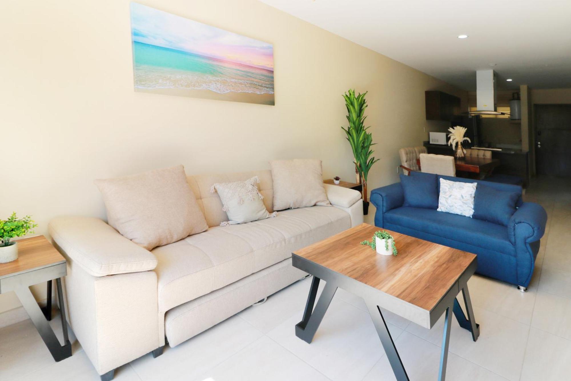 Departamento Con Terraza Privada Y Alberca A 1 Cuadra Del Malecon - Flamingo 102