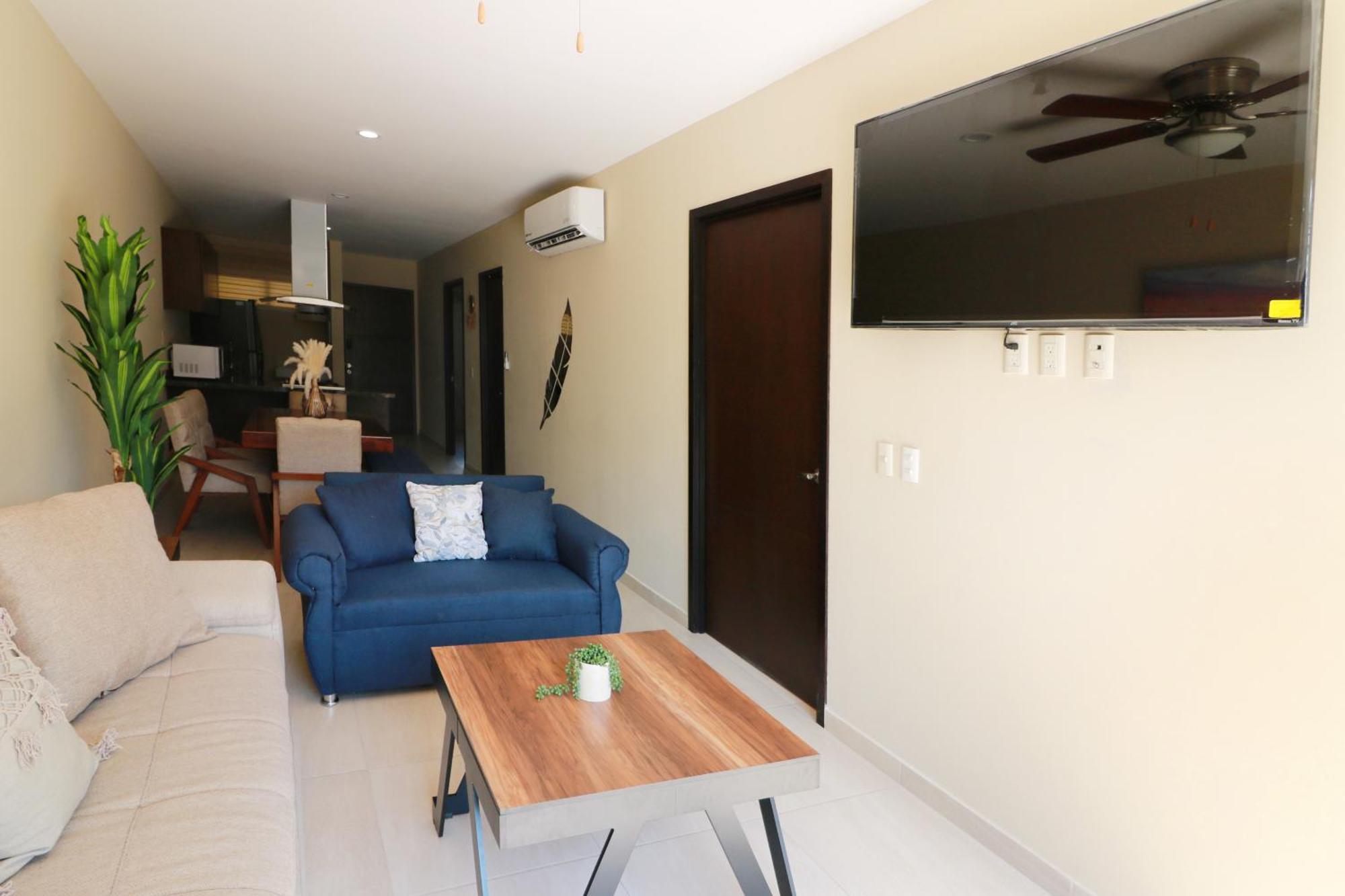 Apartamento Departamento Con Terraza Privada Y Alberca A 1 Cuadra Del Malecon - Flamingo 102