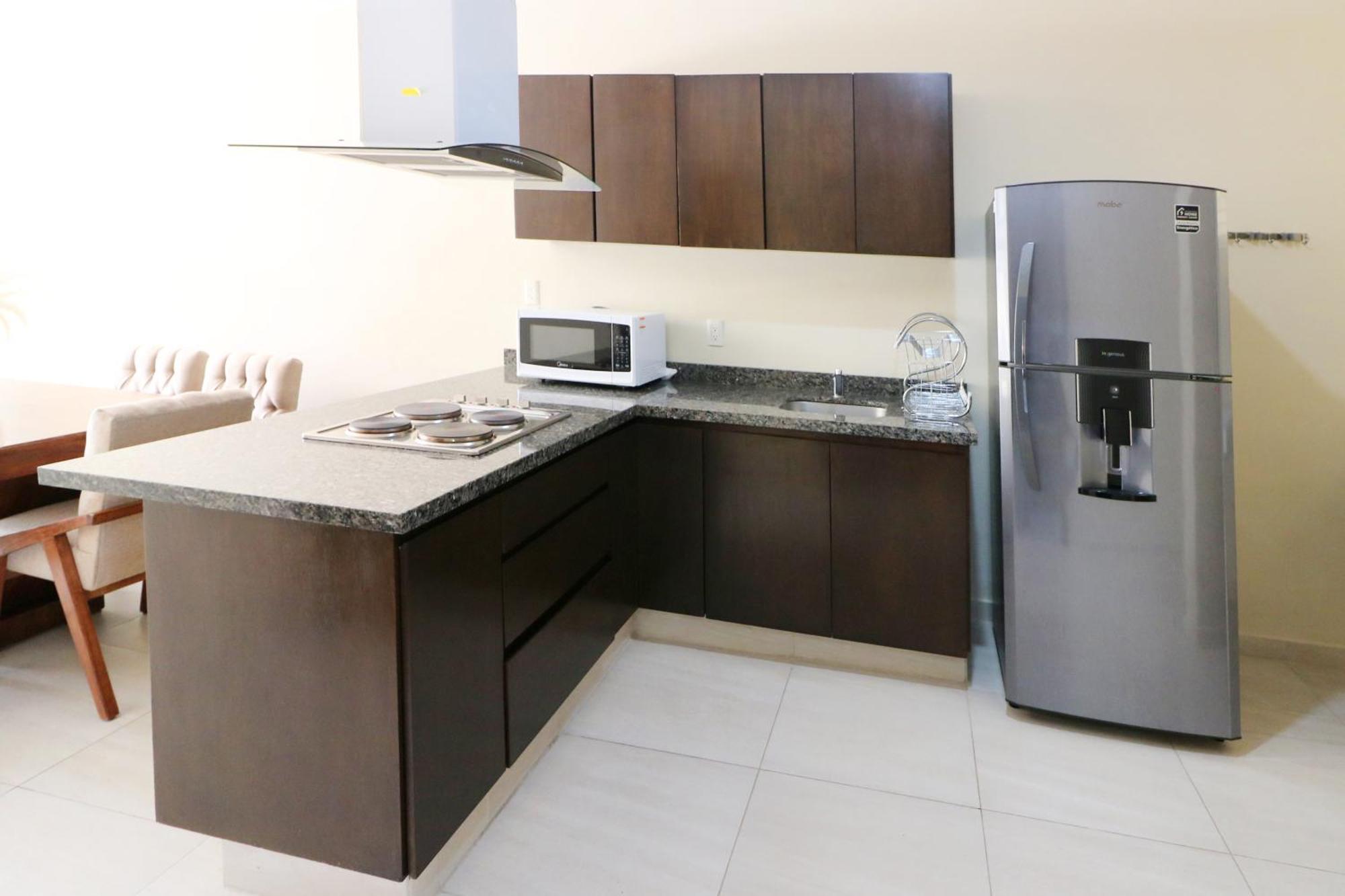 Departamento Con Terraza Privada Y Alberca A 1 Cuadra Del Malecon - Flamingo 102 Apartamento