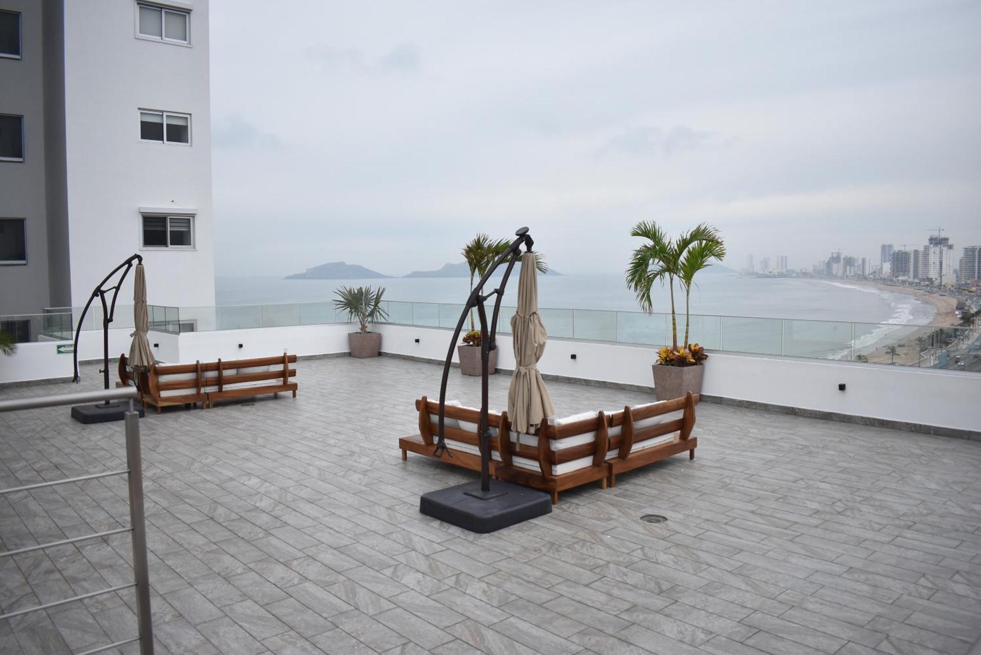 Torre Alba 405 - A Media Cuadra Del Malecon Apartamento Mazatlán