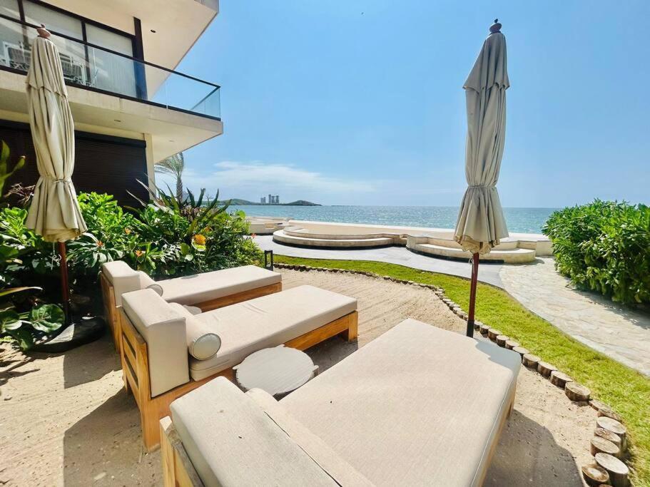 Penthouse Frente Al Mar Cerca Del Mazagua Apartamento