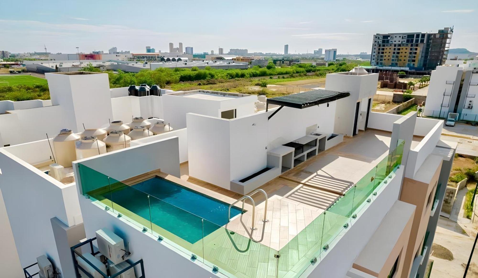 Loft Familiar Deluxe En - Alberca, Cocina Y Wifi *