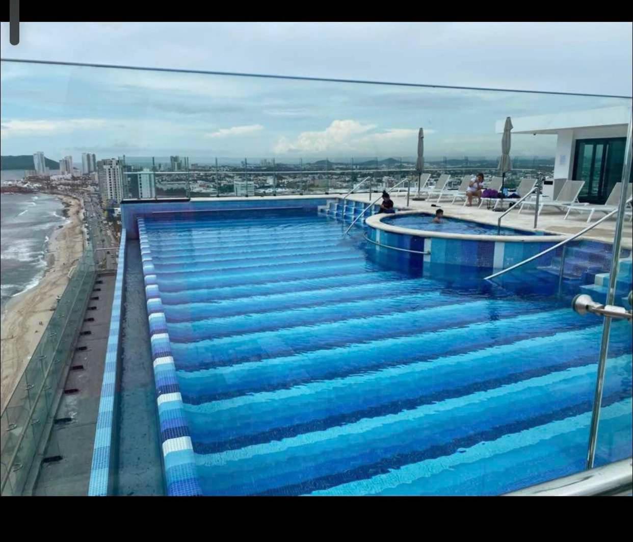 Apartamento Departamento A Pie De Playa Con Alberca Infinty En Piso 22