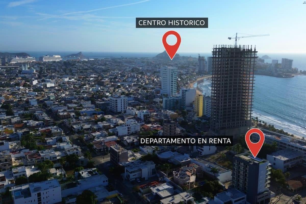 Hermoso Depto. A 1 Cuadra Del Malecon - Flamingo 302 * Mazatlán