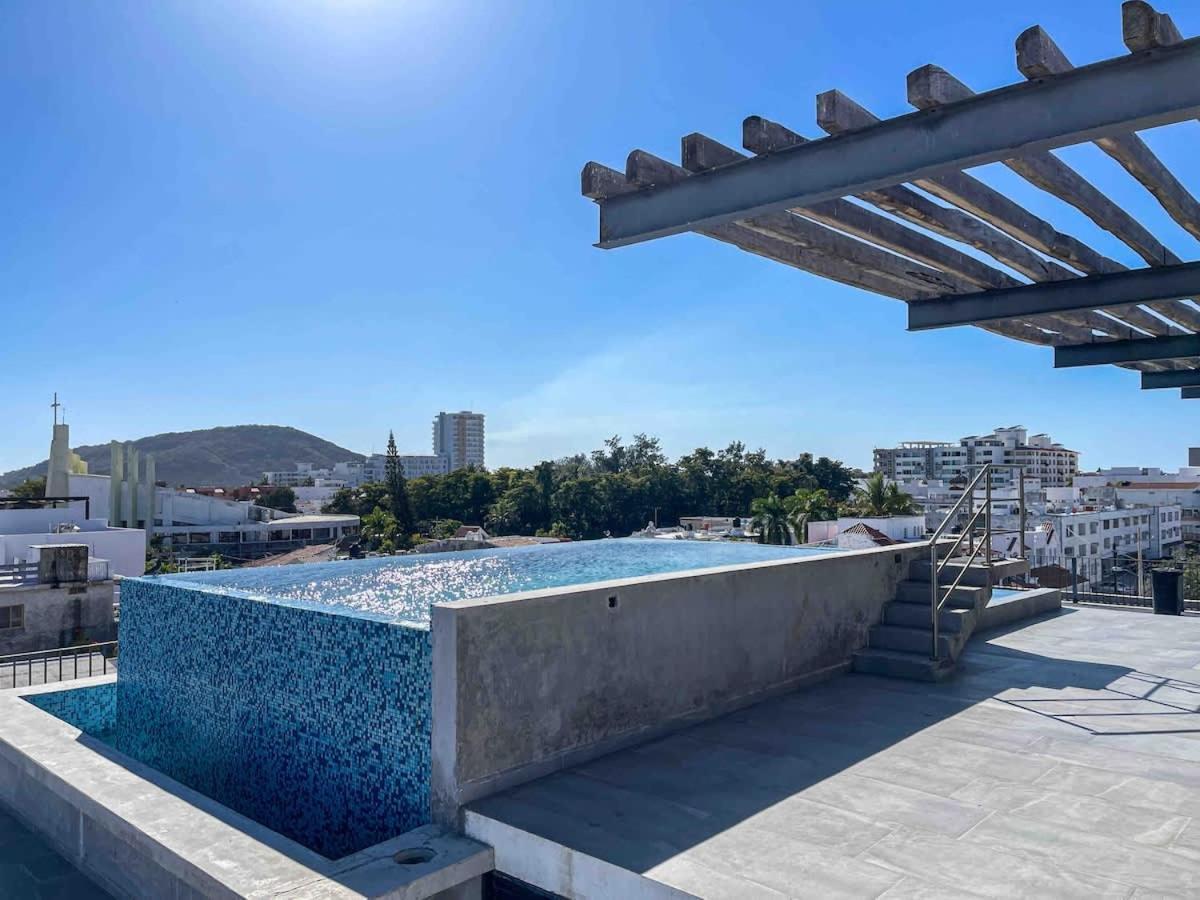 Departamento Con Alberca A 4 Cuadras De Playa - Tulum 2b Apartamento Mazatlán