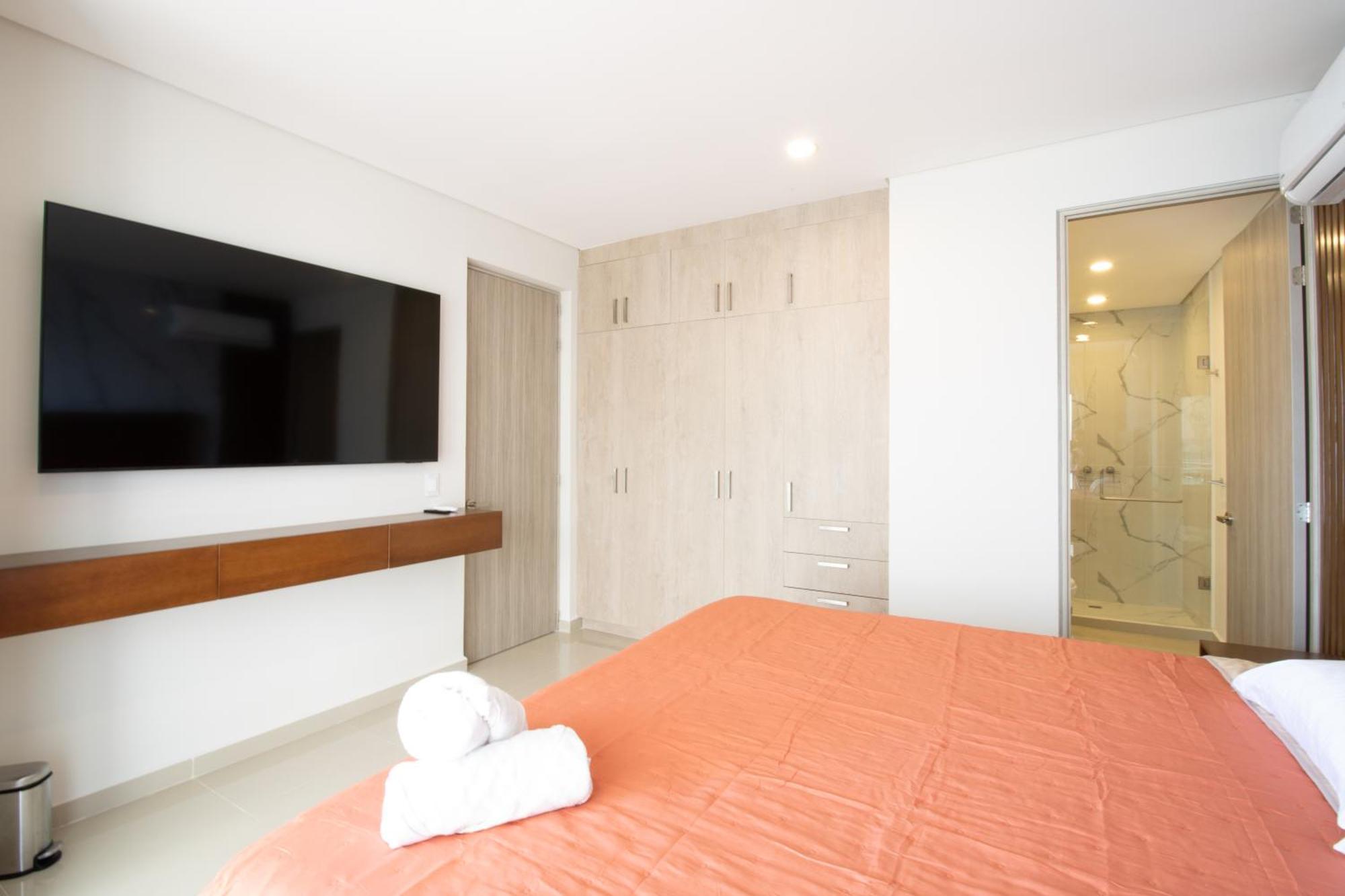 Apartamento Elegante Con Vista Al Mar Y Balcon By G P S Rentas *