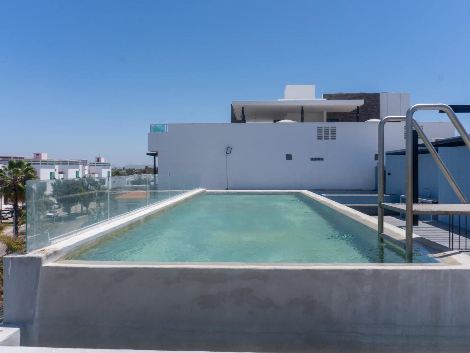 Apartamento Loft En Roof Al Lado De Alberca - Nerea 402 *
